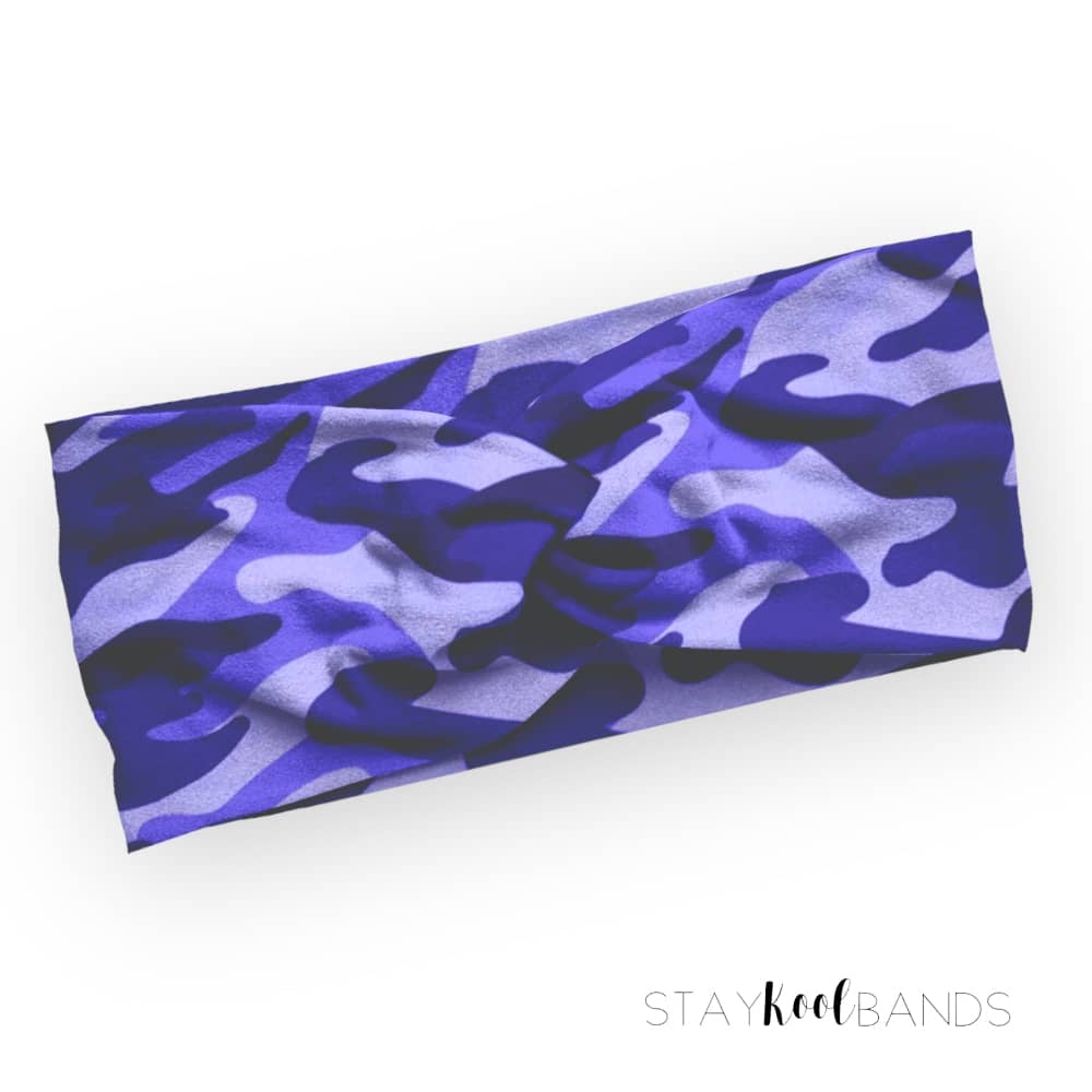 Camouflage | Purple Headband