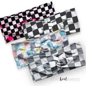 Checkered Headbands | Wholesale