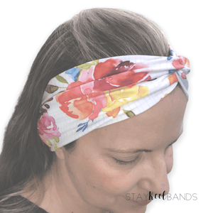Watercolor Floral Headband