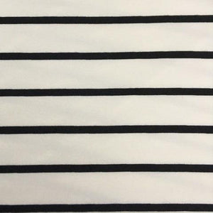 Stripes | White with Black