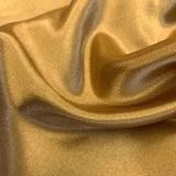 gold satin scrunchie