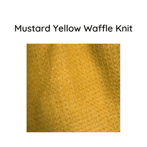 Secret Pocket Infinity Scarf, Mustard Yellow, Waffle