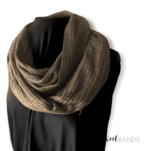 stay kool bands | infinity scarf with hidden packet | secret storage | travel scarves