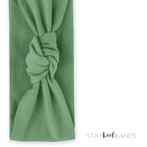 solid sage green headband